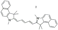 1,1,3,3,3,3-Hexamethyl-4,5,4,5-dibenzoindodicarbocyanine iodide Structure,56289-64-6Structure