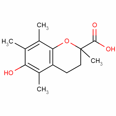 6-Hydroxy-2,5,7,8-tetramethylchroman-2-carboxylic acid Structure,56305-04-5Structure