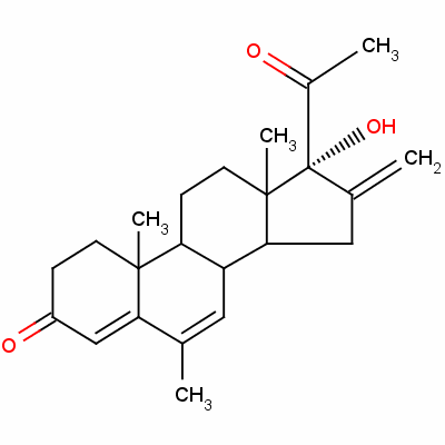 美侖孕酮結(jié)構(gòu)式_5633-18-1結(jié)構(gòu)式