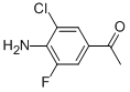 1-(4-Amino-3-chloro-5-fluoro-phenyl)-ethanone Structure,56339-99-2Structure