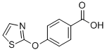 4-(2-噻唑氧基)苯甲酸結(jié)構(gòu)式_56355-20-5結(jié)構(gòu)式