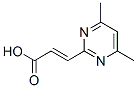 2-Propenoic acid,3-(4,6-dimethyl-2-pyrimidinyl)-(9ci) Structure,56370-48-0Structure