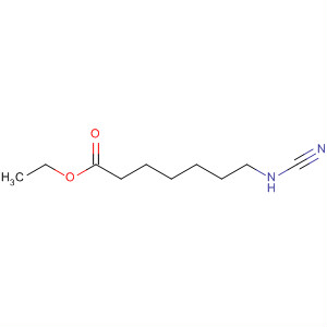 7-(Cyanoamino)heptanoic acid ethyl ester Structure,56380-21-3Structure