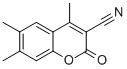 3-Cyano-4,6,7-trimethylcoumarin Structure,56394-26-4Structure