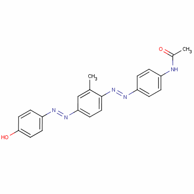 N-[4-[[4-[(4-hydroxyphenyl)azo]-2-methylphenyl ]azo]phenyl ]acetamide Structure,56395-29-0Structure