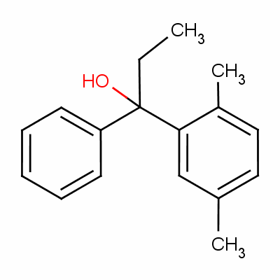 Alpha-ethyl-2,5-dimethylbenzhydryl alcohol Structure,56431-19-7Structure