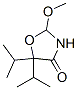 2-Methoxy-5,5-bis(1-methylethyl)oxazolidin-4-one Structure,56440-37-0Structure