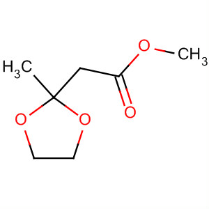 2-Methyl-1,3-dioxolane-2-acetic acid methyl ester Structure,56446-60-7Structure