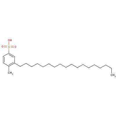 Methyloctadecylbenzenesulphonic acid Structure,56448-49-8Structure