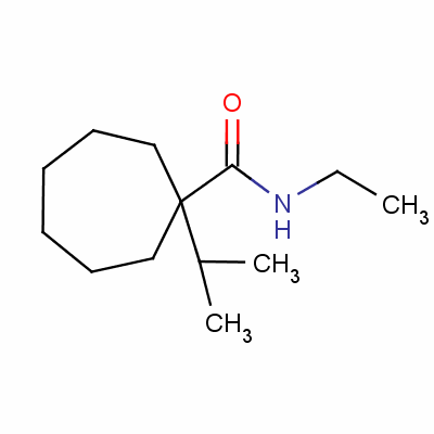 N-ethyl-1-isopropylcycloheptanecarboxamide Structure,56471-38-6Structure