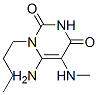 2,4(1H,3h)-pyrimidinedione,6-amino-1-butyl-5-(methylamino)-(9ci) Structure,565165-41-5Structure