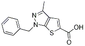 1-Benzyl-3-methyl-1h-thieno[2,3-c]pyrazole-5-carboxylicacid Structure,565171-09-7Structure