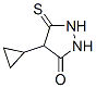 4-Cyclopropyl-5-thioxo-3-pyrazolidinone Structure,565179-45-5Structure