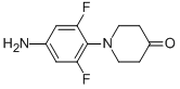 1-(4-Amino-2,6-difluorophenyl)-4-piperidinone Structure,565459-91-8Structure