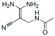 Acetamide,n-(3,3-diamino-2-cyano-2-propen-1-yl)- Structure,56563-14-5Structure