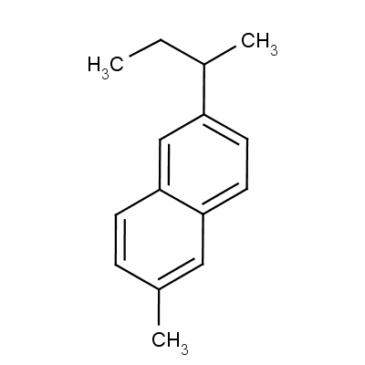 2-Methyl-6-(1-methylpropyl)naphthalene Structure,56564-72-8Structure