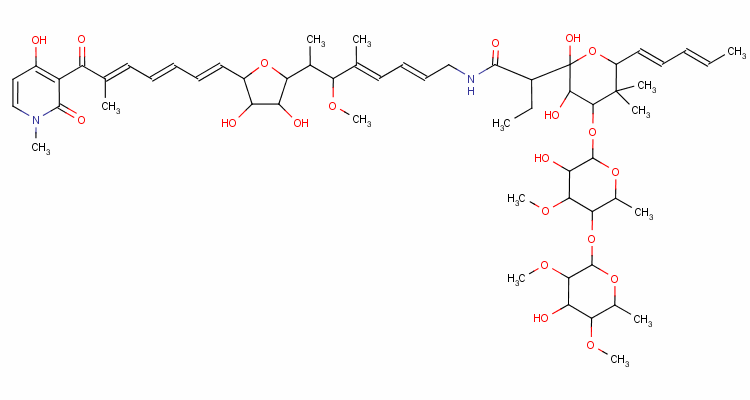 依羅霉素結構式_56592-32-6結構式