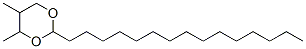 4,5-Dimethyl-2-pentadecyl-1,3-dioxane Structure,56599-32-7Structure