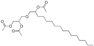 3-[[2-(Acetyloxy)hexadecyl ]oxy]-1,2-propanediol diacetate Structure,56599-36-1Structure