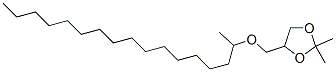 2,2-Dimethyl-4-[[(1-methylhexadecyl)oxy]methyl ]-1,3-dioxolane Structure,56599-62-3Structure