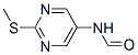 Formamide,n-[2-(methylthio)-5-pyrimidinyl ]-(9ci) Structure,56621-83-1Structure