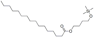 Palmitic acid 4-[(trimethylsilyl)oxy]butyl ester Structure,56630-47-8Structure