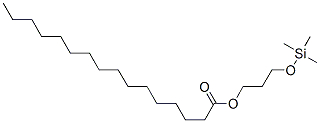 Palmitic acid 3-[(trimethylsilyl)oxy]propyl ester Structure,56630-48-9Structure