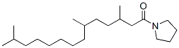 1-(3,6,13-Trimethyltetradecanoyl)pyrrolidine Structure,56630-60-5Structure