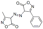 4-[(4,5-Dihydro-3-methyl-5-oxoisoxazol-4-yl)azo]-3-phenylisoxazol-5(4h)-one Structure,56666-65-0Structure