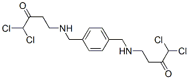 4,4’-[1,4-Phenylenebis(methyleneimino)]bis(1,1-dichloro-2-butanone) Structure,56667-15-3Structure