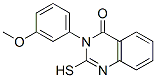 2-Mercapto-3-(3-methoxy-phenyl)-3H-quinazolin-4-one Structure,56671-19-3Structure