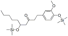 1-[3-Methoxy-4-[(trimethylsilyl)oxy]phenyl ]-5-[(trimethylsilyl)oxy]-3-decanone Structure,56700-97-1Structure