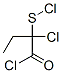 2-Chloro-2-(chlorothio)butanoyl chloride Structure,56701-12-3Structure