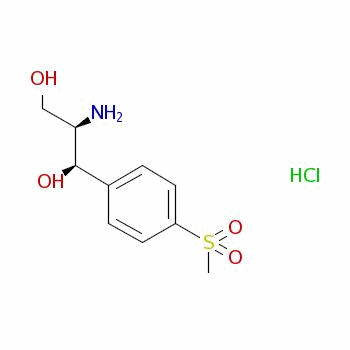 (1R,2r)-2-amino-1-[4-(methylsulfonyl)phenyl]-1,3-propanediol hydrochloride Structure,56724-21-1Structure