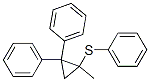 1,1’-[2-Methyl-2-(phenylthio)cyclopropylidene]bisbenzene Structure,56728-02-0Structure