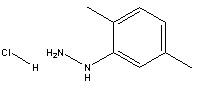 2,5-Dimethylphenylhydrazine hydrochloride Structure,56737-78-1Structure