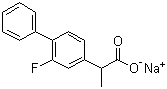 Sodium 2-(3-fluoro-4-phenylphenyl)propanoate dihydrate Structure,56767-76-1Structure