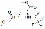 (S)-4-[(甲氧基甲基)膦]-2-[(三氟乙?；?氨基]丁酸甲酯結(jié)構(gòu)式_56772-24-8結(jié)構(gòu)式