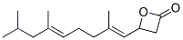 4-(2,6,8-Trimethyl-1,5-nonadienyl)oxetan-2-one Structure,56817-97-1Structure