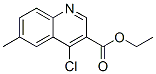 4-氯-6-甲基喹啉-3-甲酸乙酯結(jié)構(gòu)式_56824-87-4結(jié)構(gòu)式