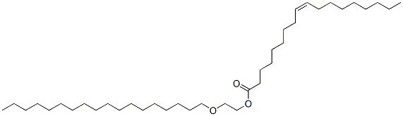 (Z)-9-octadecenoic acid 2-(octadecyloxy)ethyl ester Structure,56847-04-2Structure