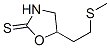 5-[2-(Methylthio)ethyl ]-2-oxazolidinethione Structure,56909-10-5Structure