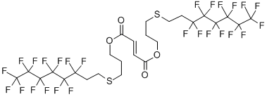 Bis[3-(1h,1h,2h,2h-perfluorooctylthio)propyl] fumarate Structure,56927-83-4Structure