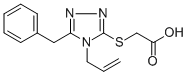 (4-Allyl-5-benzyl-4h-[1,2,4]triazol-3-ylsulfanyl)-acetic acid Structure,56929-54-5Structure