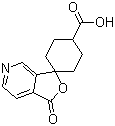 1’-Oxo-spiro[cyclohexane-1,3’(1’H)-furo[3,4-c]pyridine]-4-carboxylic acid Structure,569351-62-8Structure