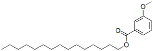 3-Methoxybenzoic acid pentadecyl ester Structure,56954-75-7Structure