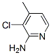 2-Amino-3-chloro-4-picoline Structure,56960-76-0Structure