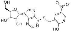 S-(2-hydroxy-5-nitrobenzyl)-6-thioinosine Structure,56964-73-9Structure