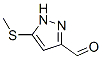 5-(Methylthio)-1h-pyrazole-3-carbaldehyde Structure,569657-30-3Structure