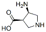 3-Pyrrolidinecarboxylicacid,4-amino-,(3r,4r)-(9ci) Structure,569682-61-7Structure